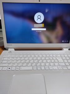 PINコード入力画面 起動しました。